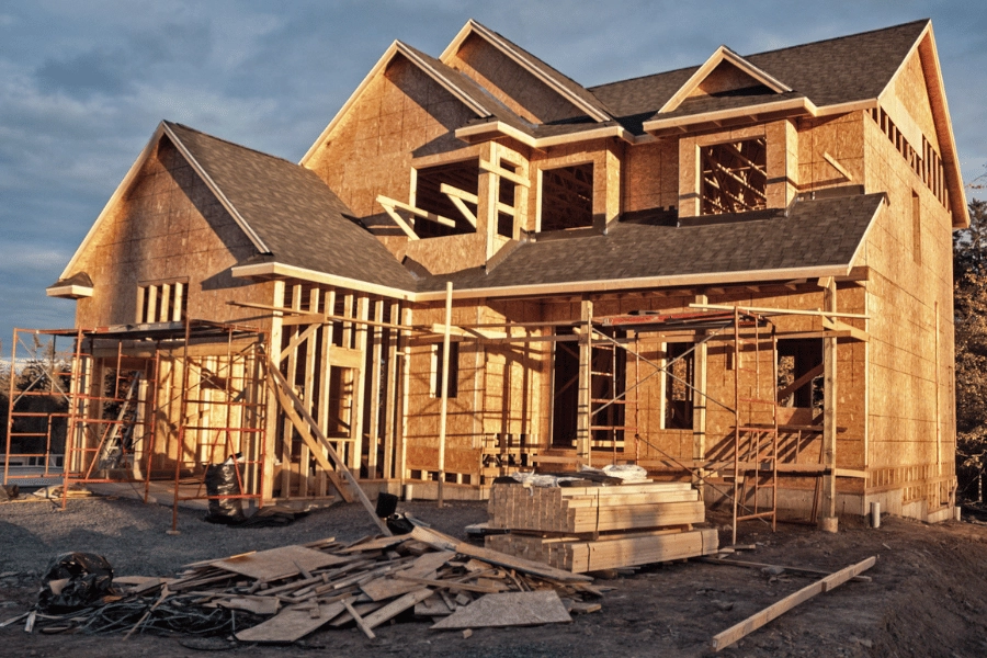 New construction homes being built in 2025