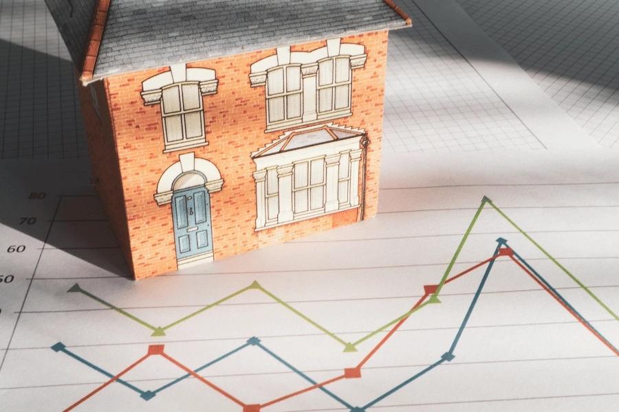 Housing market fluctuating over time