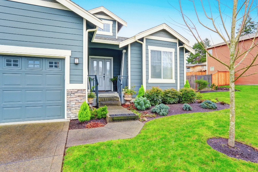 beautiful curb appeal and well-maintained front yard