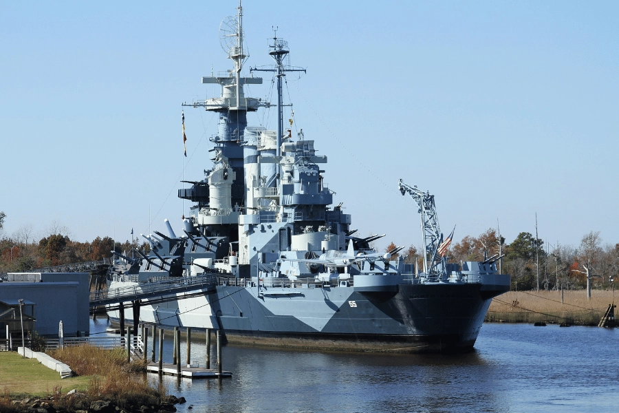 USS North Carolina Battleship