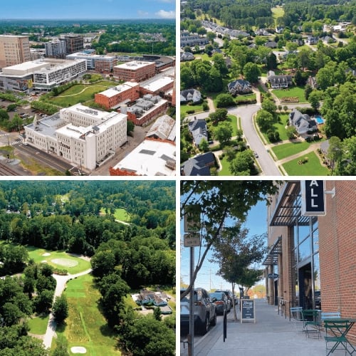 Raleigh NC has Four Distinct Areas