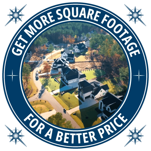 Get more square footage for the money in Wake Forest