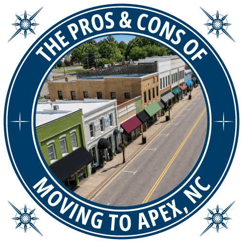 the pros and cons of moving to apex nc