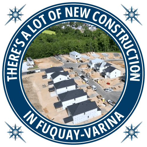 Theres a lot of new construction in Fuquay-Varina