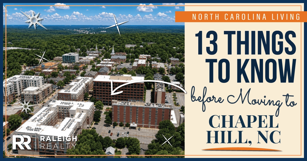 13 Things To Know BEFORE Moving to Chapel Hill, NC