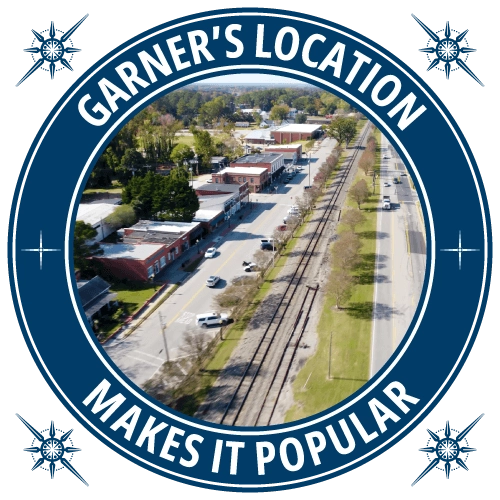 Garner's location makes it popular