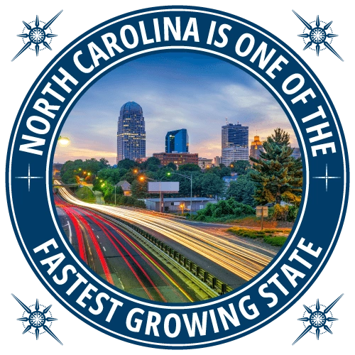 North Carolina is one of the fastest growing states