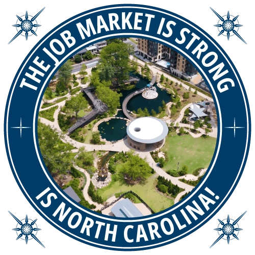 The job market is strong in North Carolina