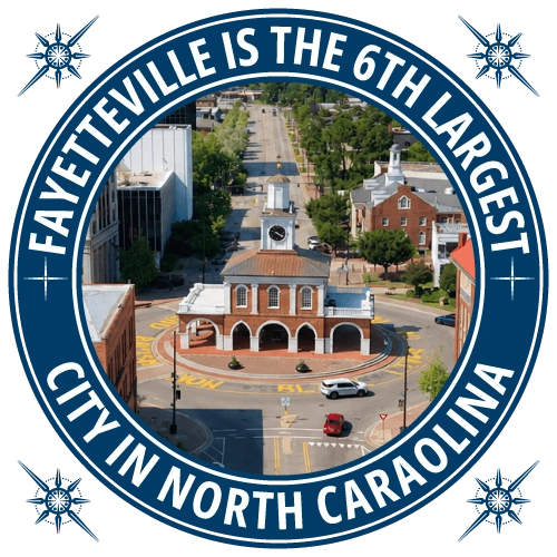 Fayetteville is the 6th largest city in north carolina