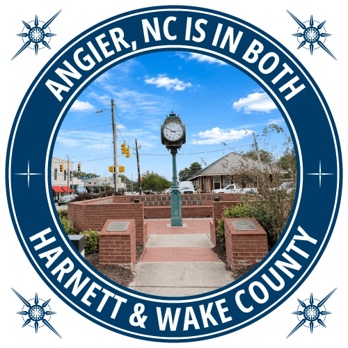 Angier NC is in both Harnett & Wake County