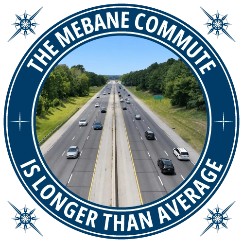 The Mebane Commute is Longer Than Average